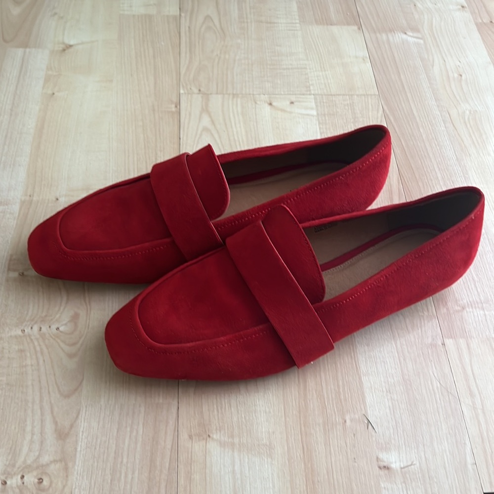 Halogen Red Suede Loafers - Picture 13 of 13